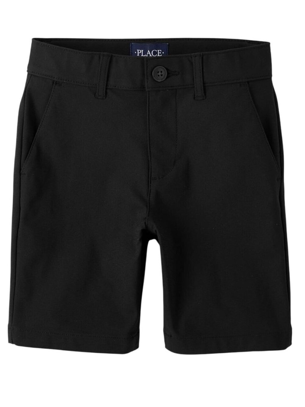 The Childrens Place Boys Quick Dry Chino Shorts~Size 10~Black Bottom NWoT L16 14